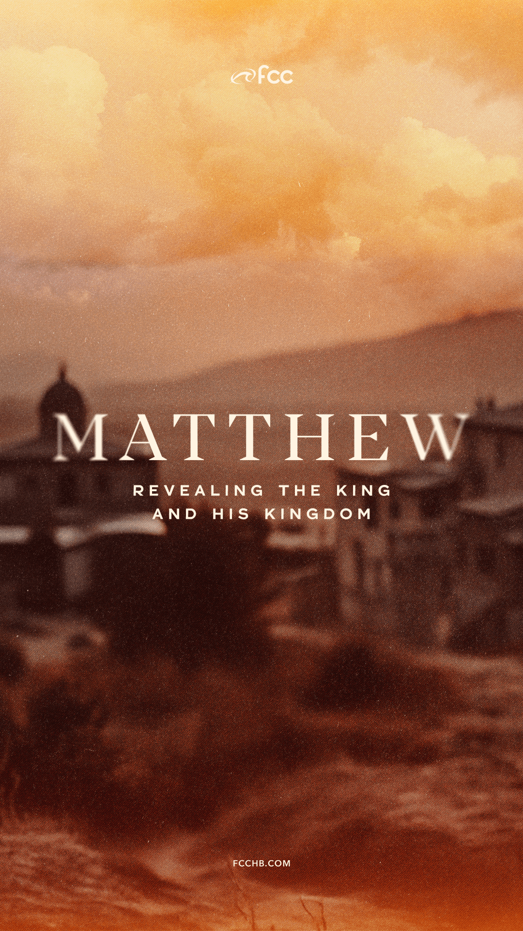 Sermon series art for First Christian Church