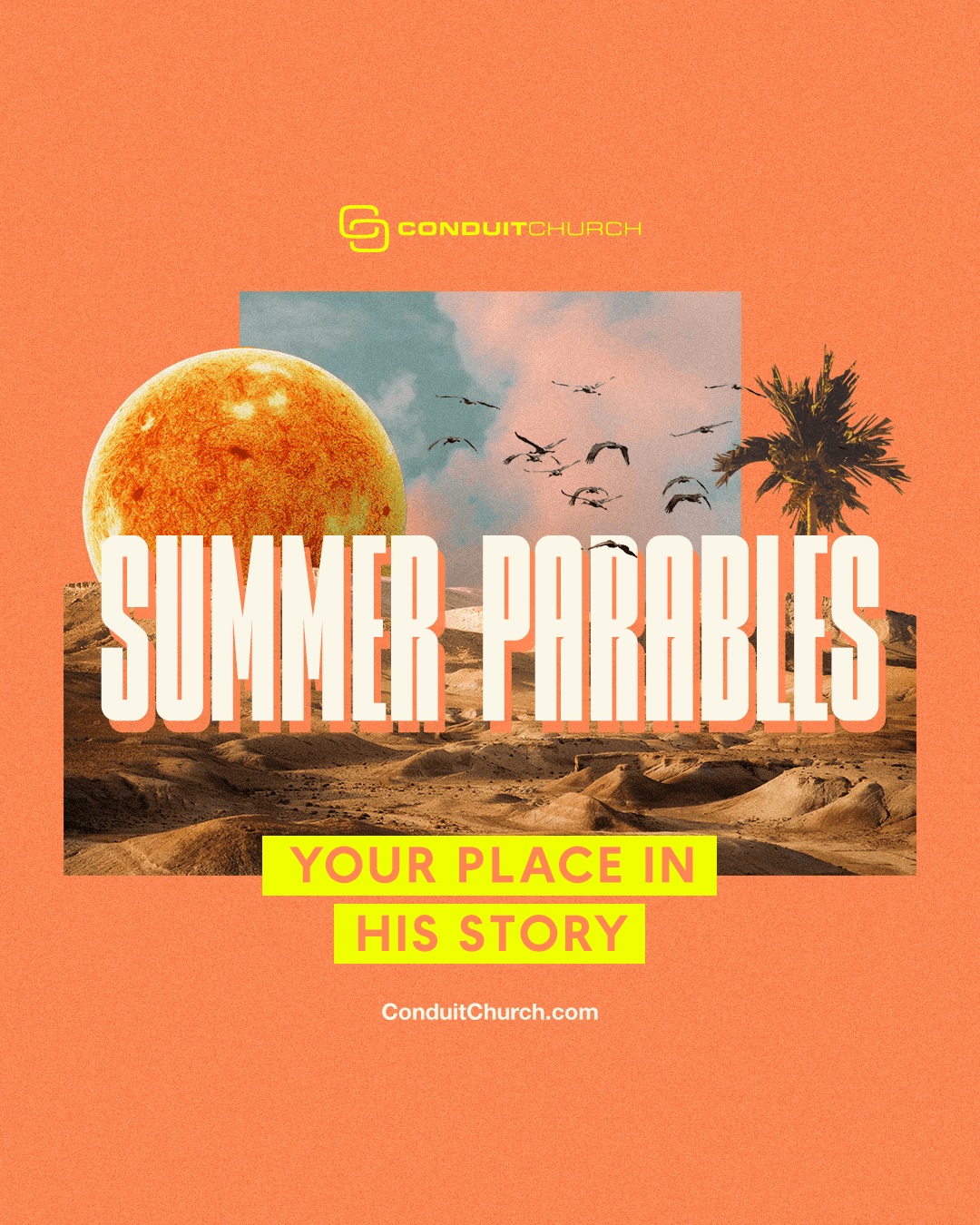Summer Parables sermon series art